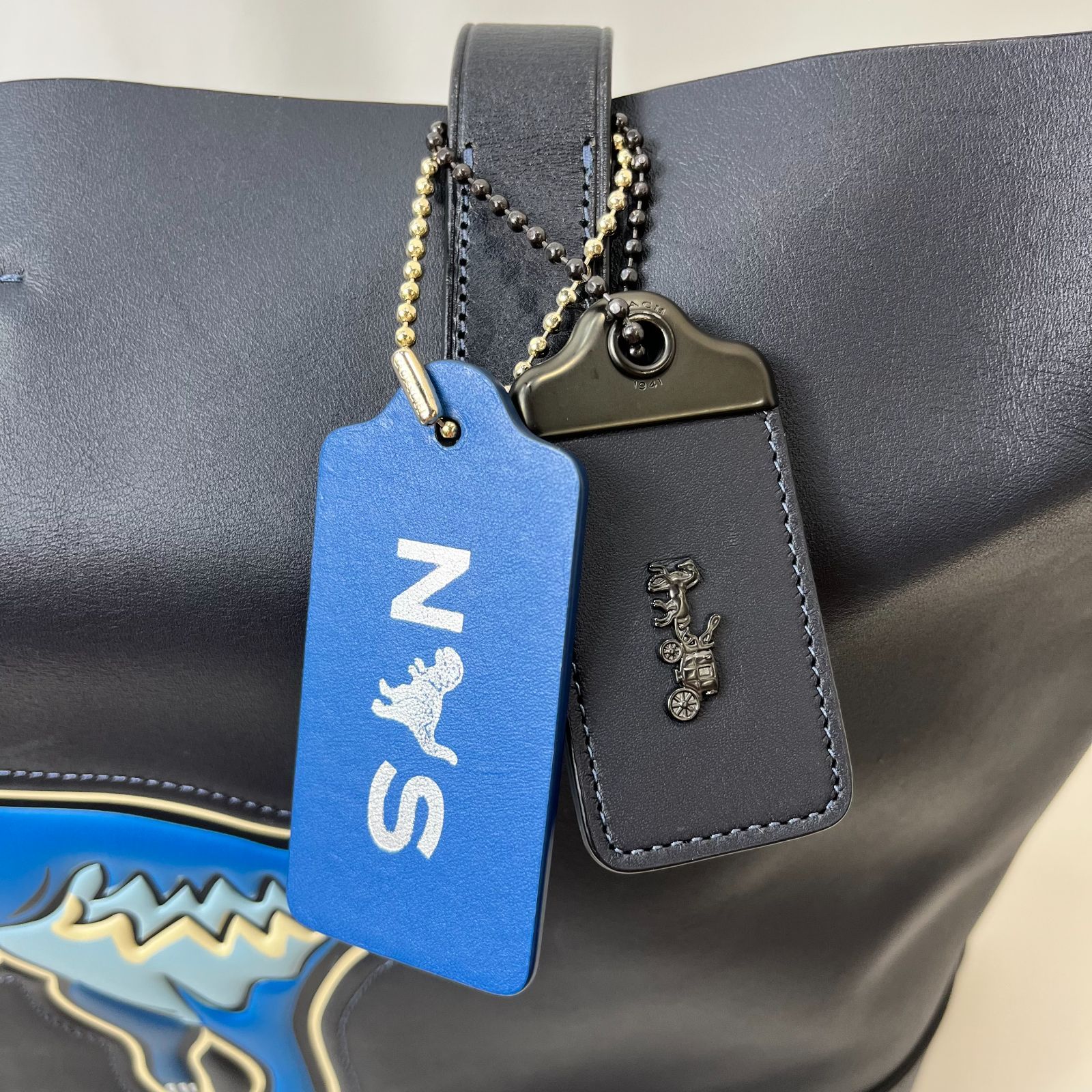COACH コーチ レキシー 恐竜 トートバッグ C1773-11087 レザー