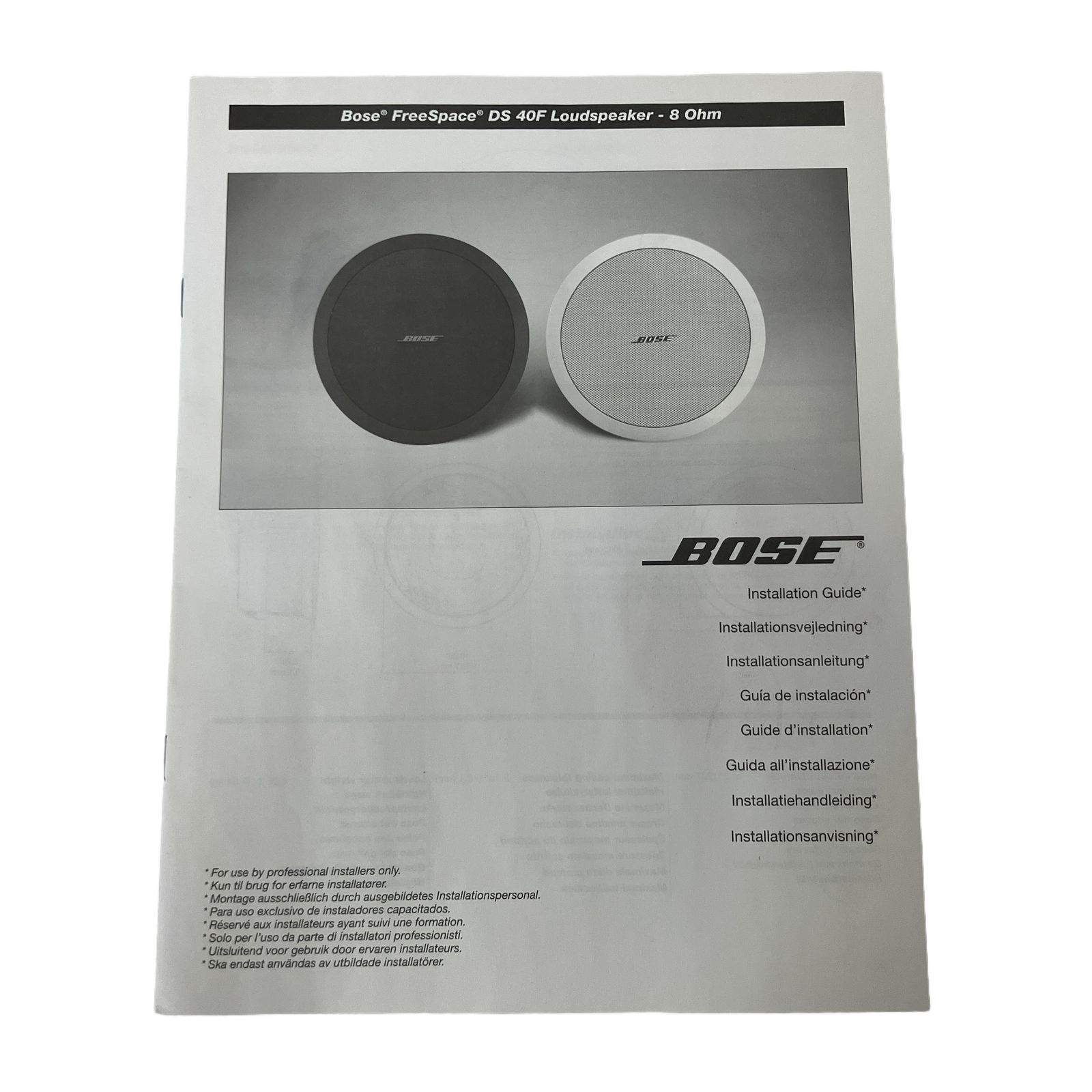 BOSE FreeSpace DS 40F スピーカー ホワイトペア〜 Bose FreeSpace DS