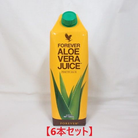 新パケ/6本セット) FOREVER フォーエバー アロエベラ ジュース 1000mL 