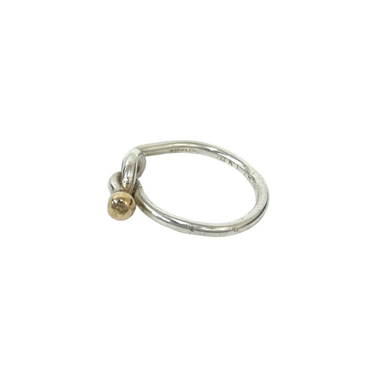 極 美品 袋付き TIFFANY&Co. ティファニー ラブノット リング シルバー