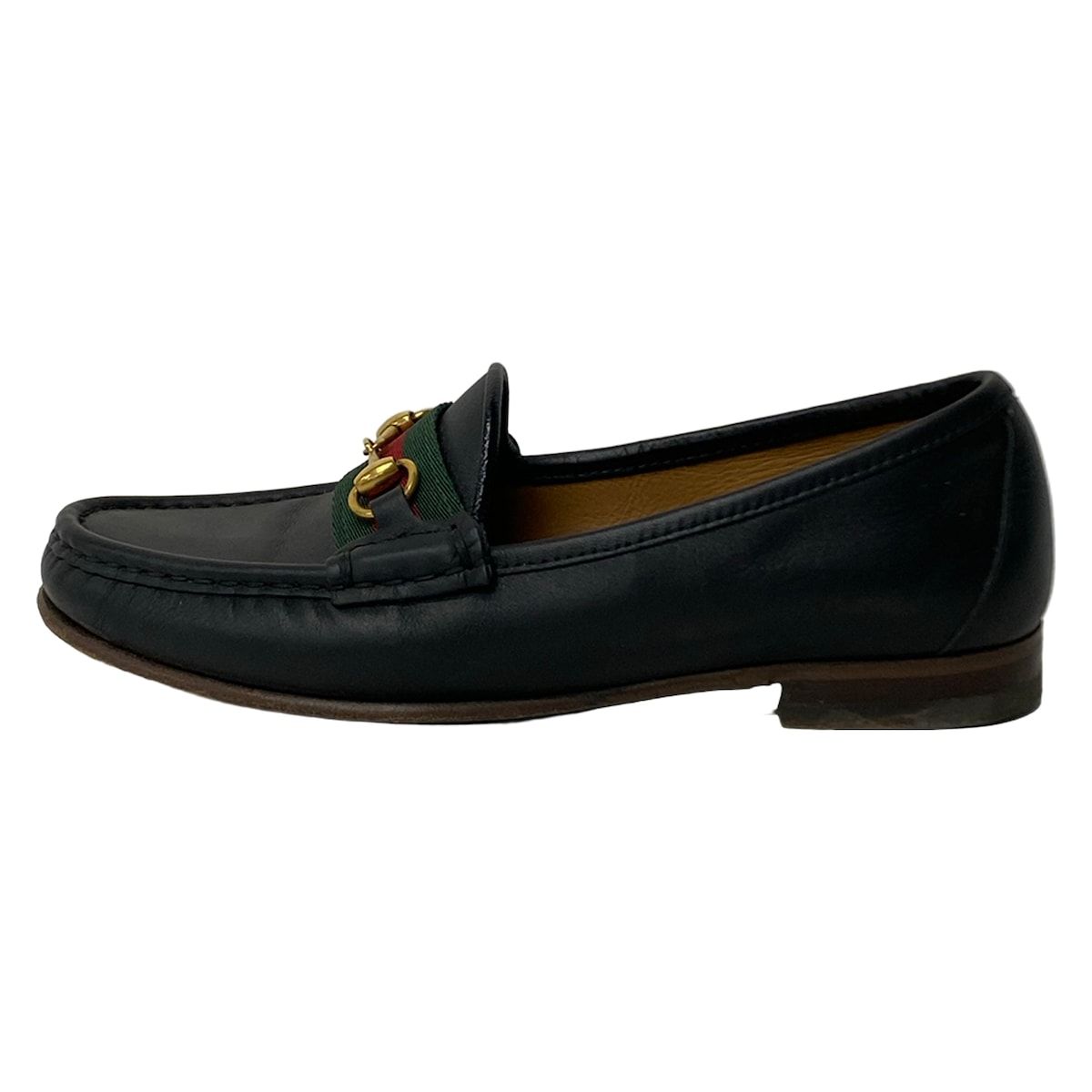 GUCCI(グッチ) ローファー 34 1/2 レディース ホースビット/シェリー 