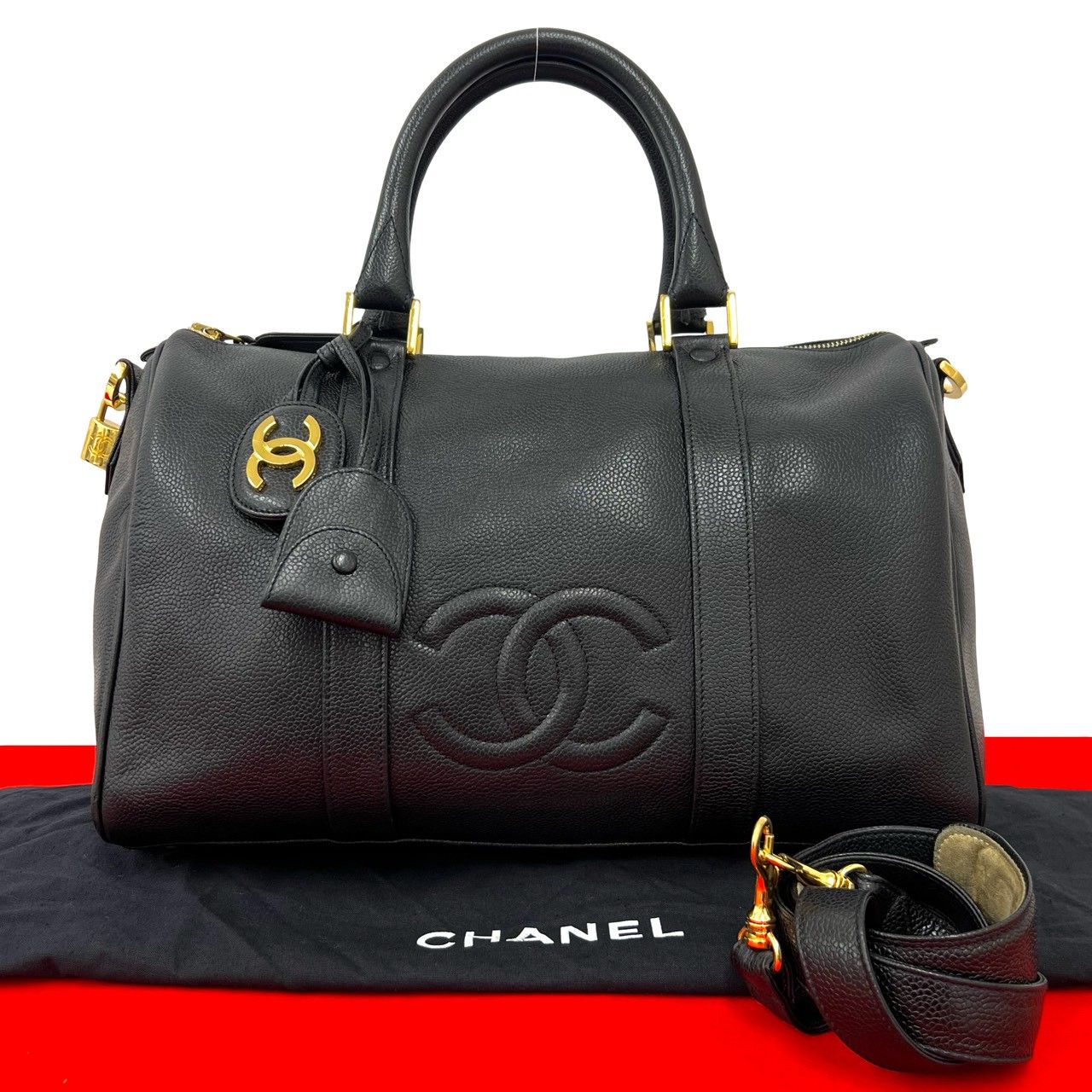 極 美品 シール有 4番台 CHANEL シャネル ココマーク チャーム 