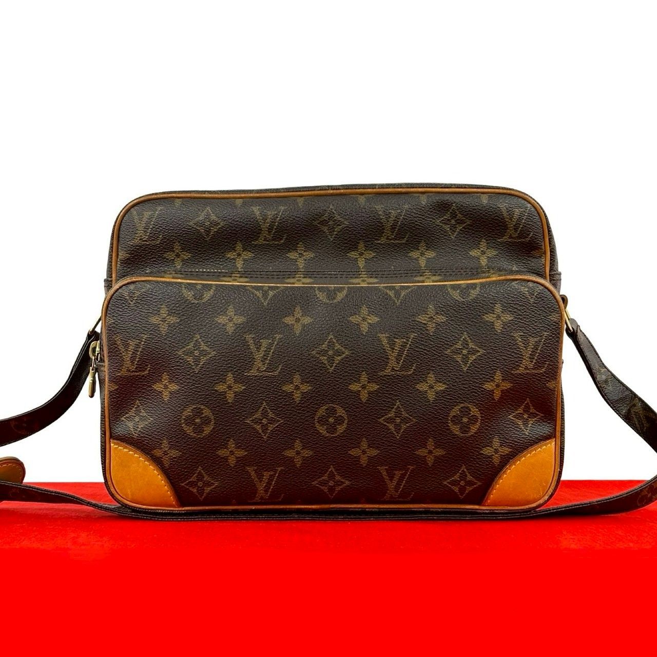 極 美品 LOUIS VUITTON ルイヴィトン ヴィンテージ ナイル モノグラム 