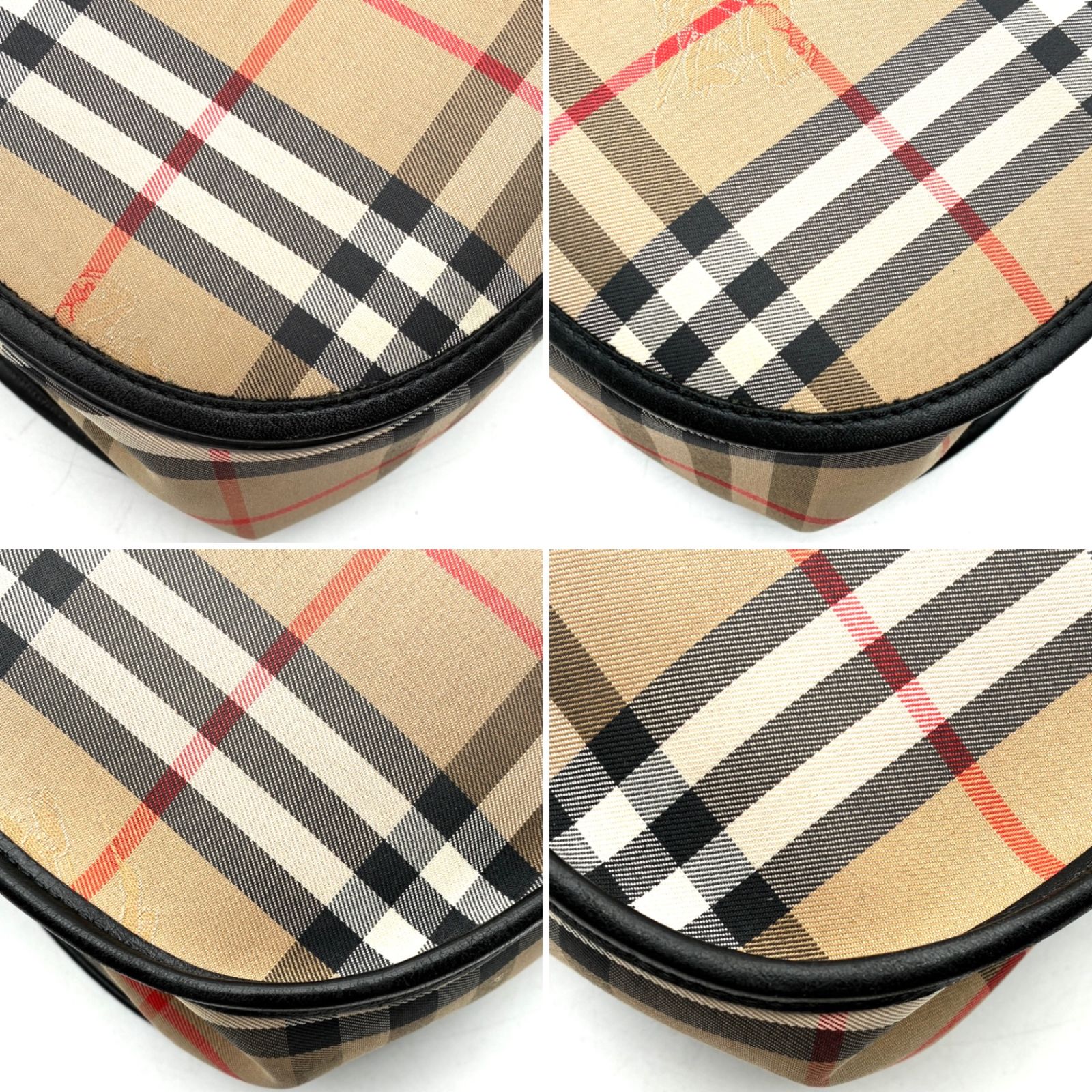 極美品 BURBERRY バーバリー ノバチェック シャドーホース ショルダー 