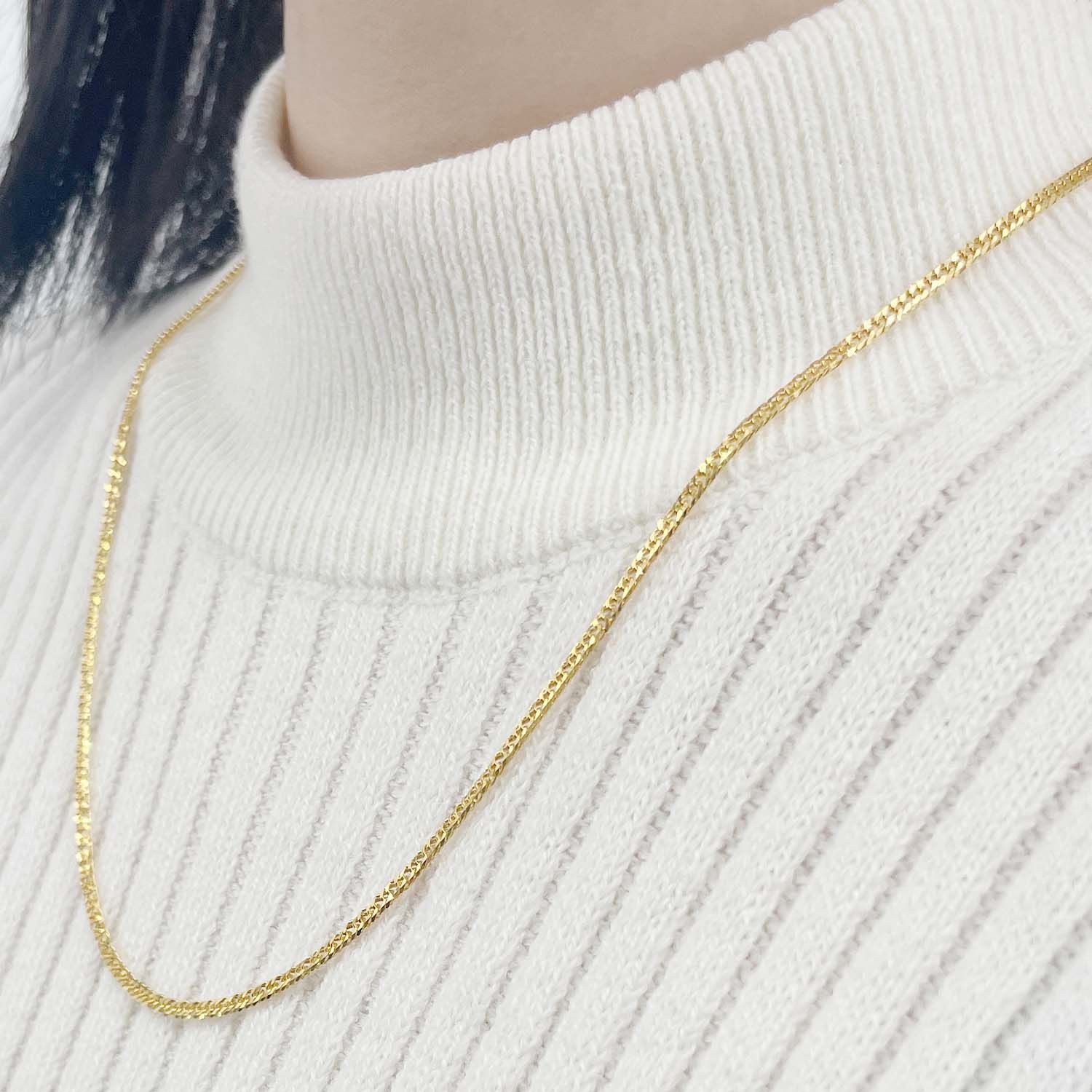 喜平 ネックレス 24金 ダブル6面 50cm 7g 造幣局検定刻印 K24 ゴールド 