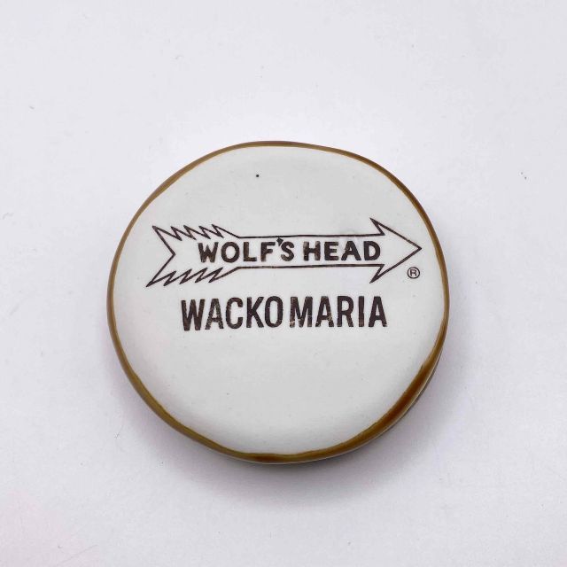 【MB】wackomaria wolf's head 缶バッジ WACKO MARIA 23ss WOLF'S HEAD SNAKE ASHTRAY ワコマリア×ウルフズ