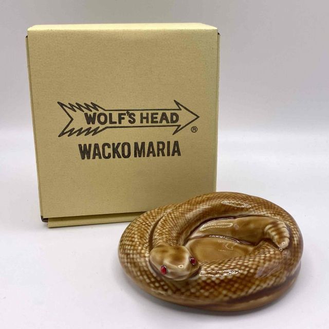 WACKOMARIAWOLF’S HEAD / SNAKE ASHTRAY新品 WACKO MARIA 23ss WOLF'S HEAD SNAKE ASHTRAY ワコマリア×ウルフズ