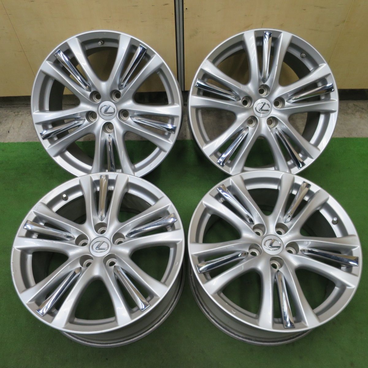 売約済レクサスGS450h純正ホイール4本 LEXUS レクサス GS 450h 純正 オプション 5スポーク 中古ホイール 4本