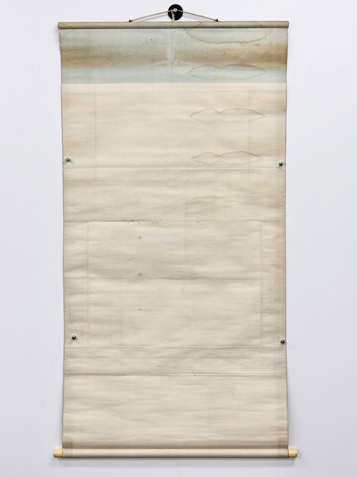 掛軸 M.202 佚名 瓶花の図 落款印あり ＃茶掛＃古美術 #骨董品 #まとめ 