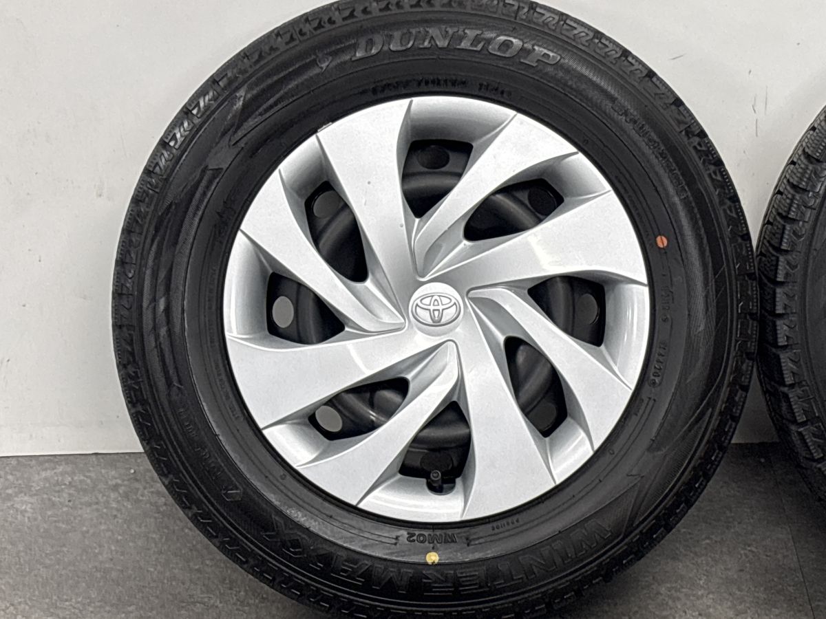 美品】トヨタ ヤリス 純正 14in 5.5J +40 PCD100 ダンロップ 
