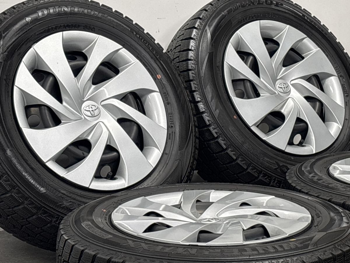 美品】トヨタ ヤリス 純正 14in 5.5J +40 PCD100 ダンロップ 