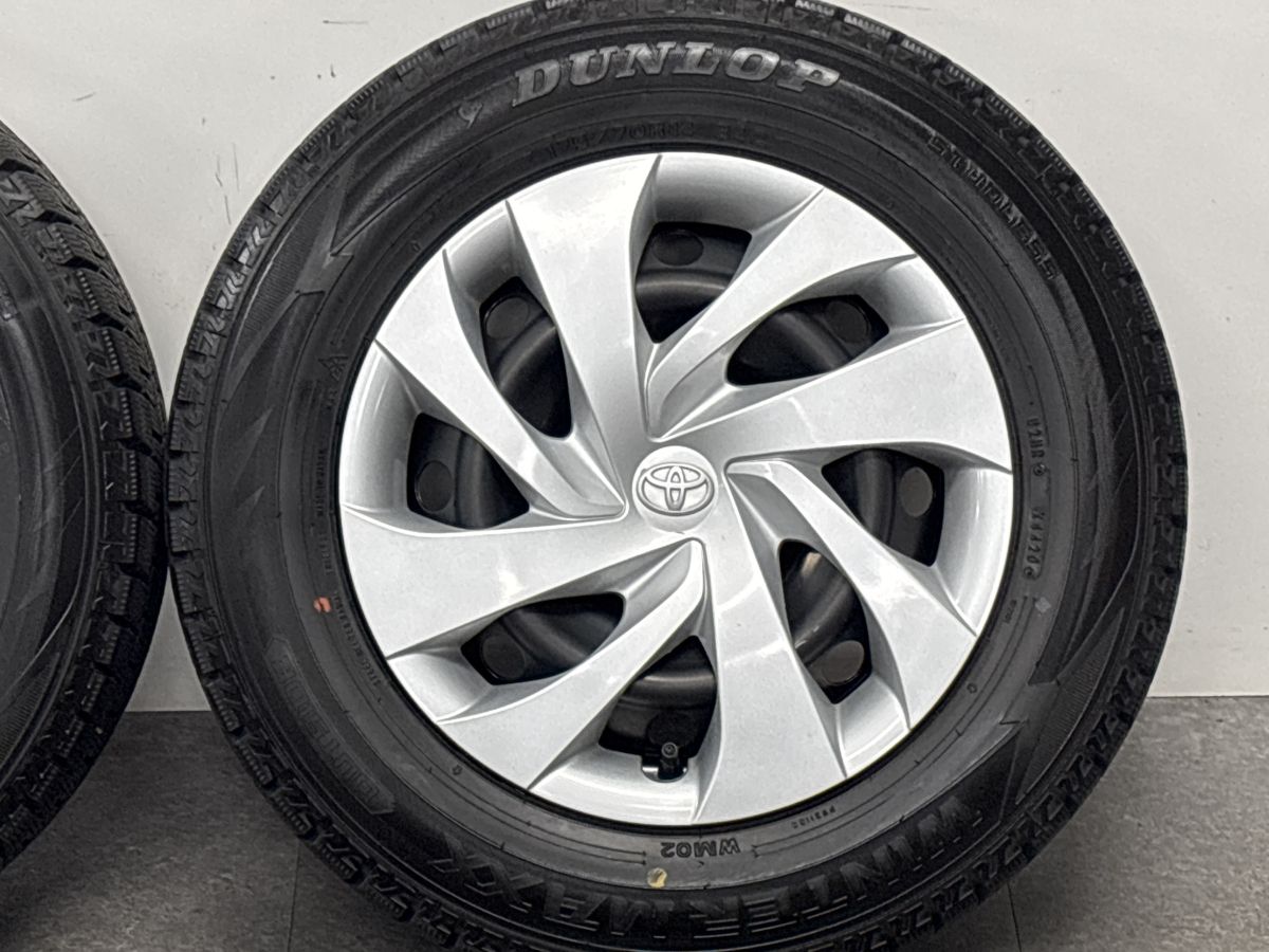 美品】トヨタ ヤリス 純正 14in 5.5J +40 PCD100 ダンロップ 