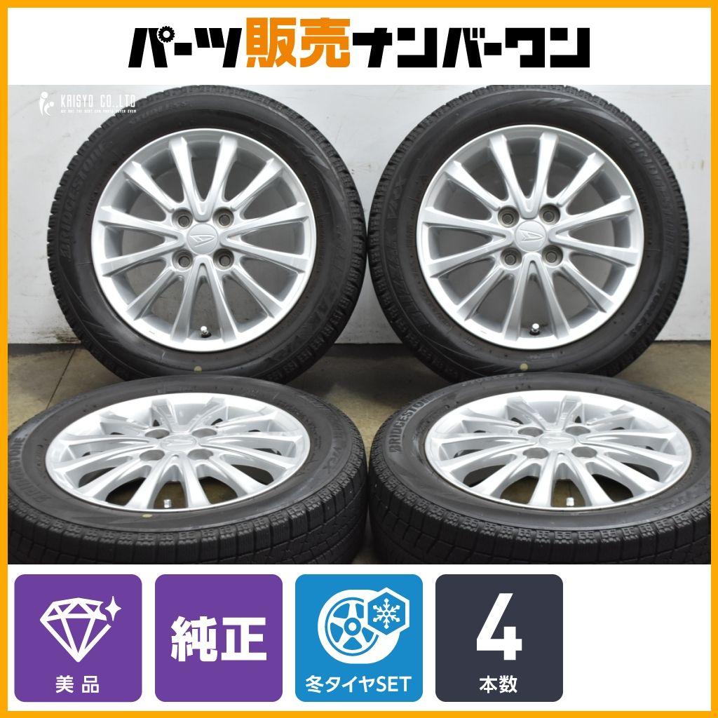 美品】ダイハツ タント 純正 14in 4.5J +45 PCD100 ブリヂストン 