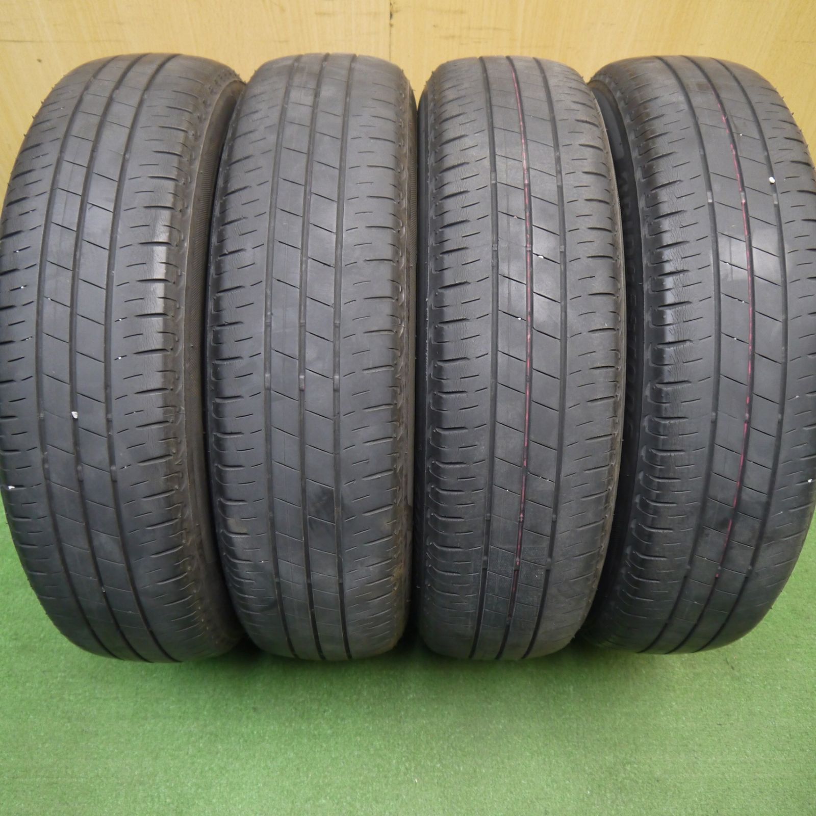 4本価格☆スズキ ラパン 純正 スチール 155/65R14 ブリヂストン 