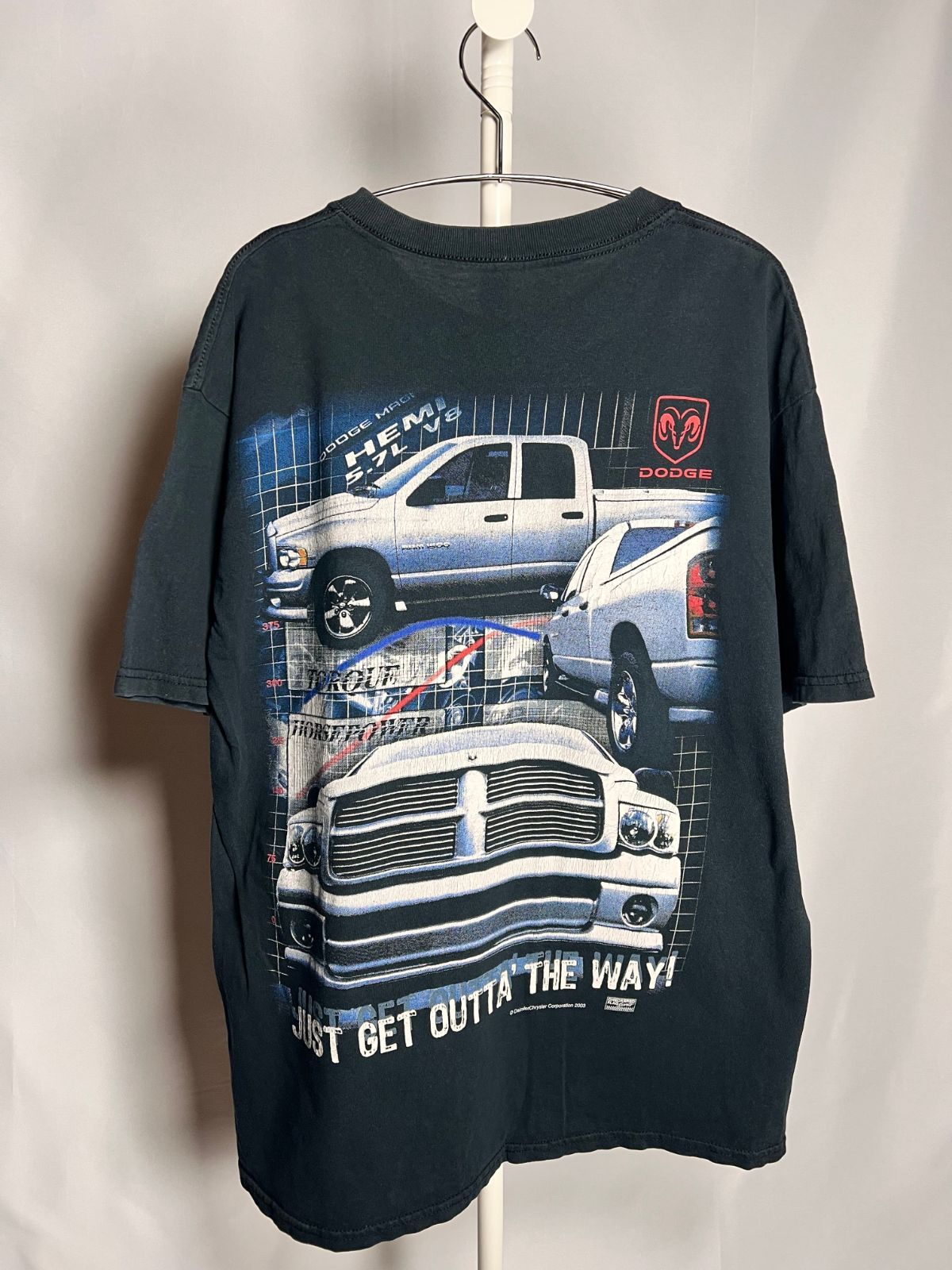 2003s ダッジラム 公式ライセンスTシャツ スポーツカー レーシングカー 