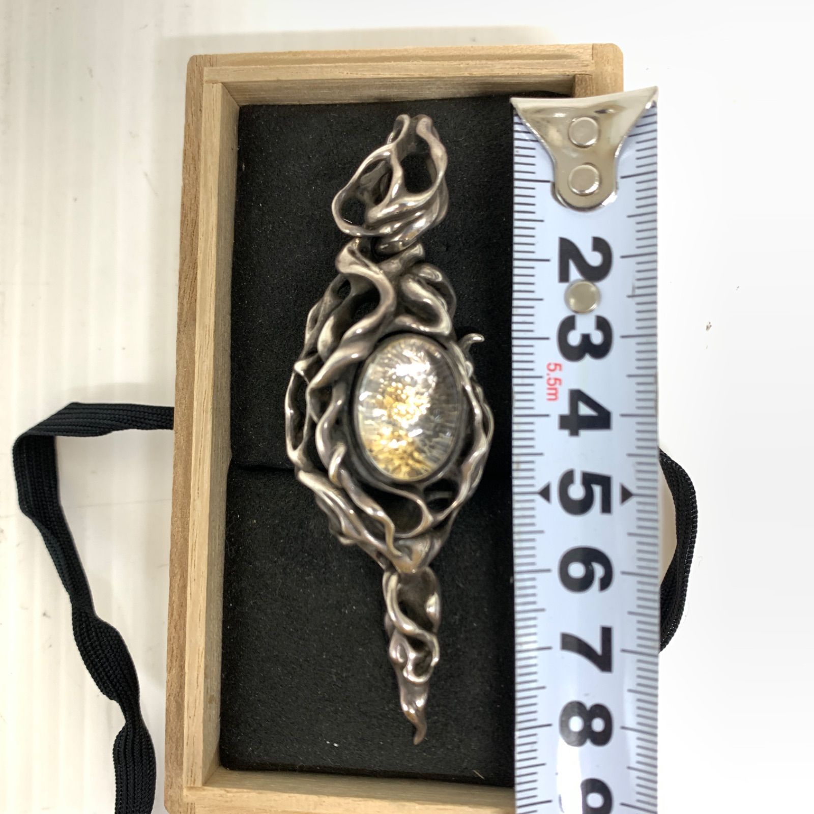 中古美品】タウジャン TAUJAN 18金 カスタムペンダントトップ 水晶 