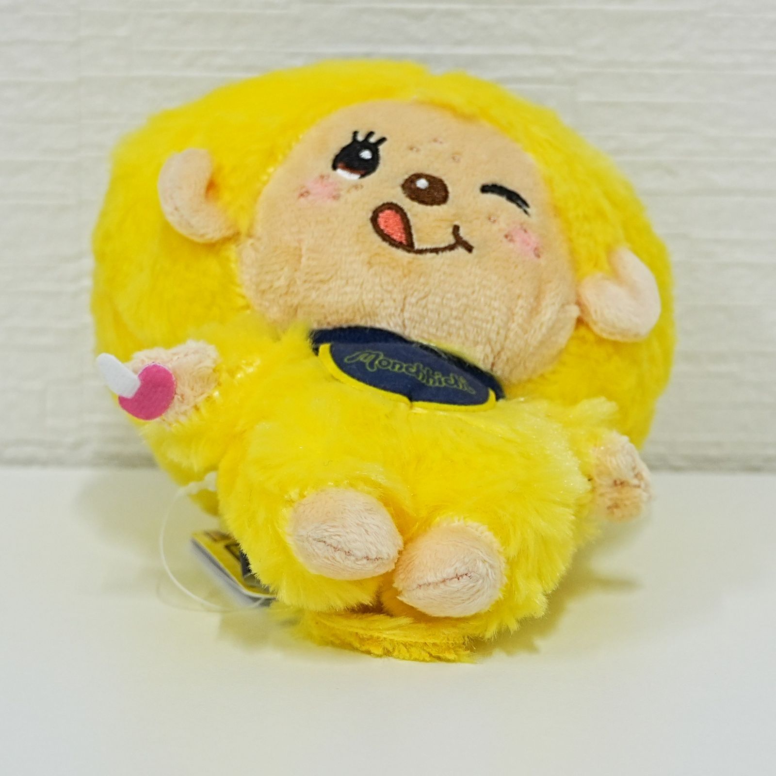 NI] キューティーモンチッチ ぬいぐるみ monchhichi 青 黄色 2種セット