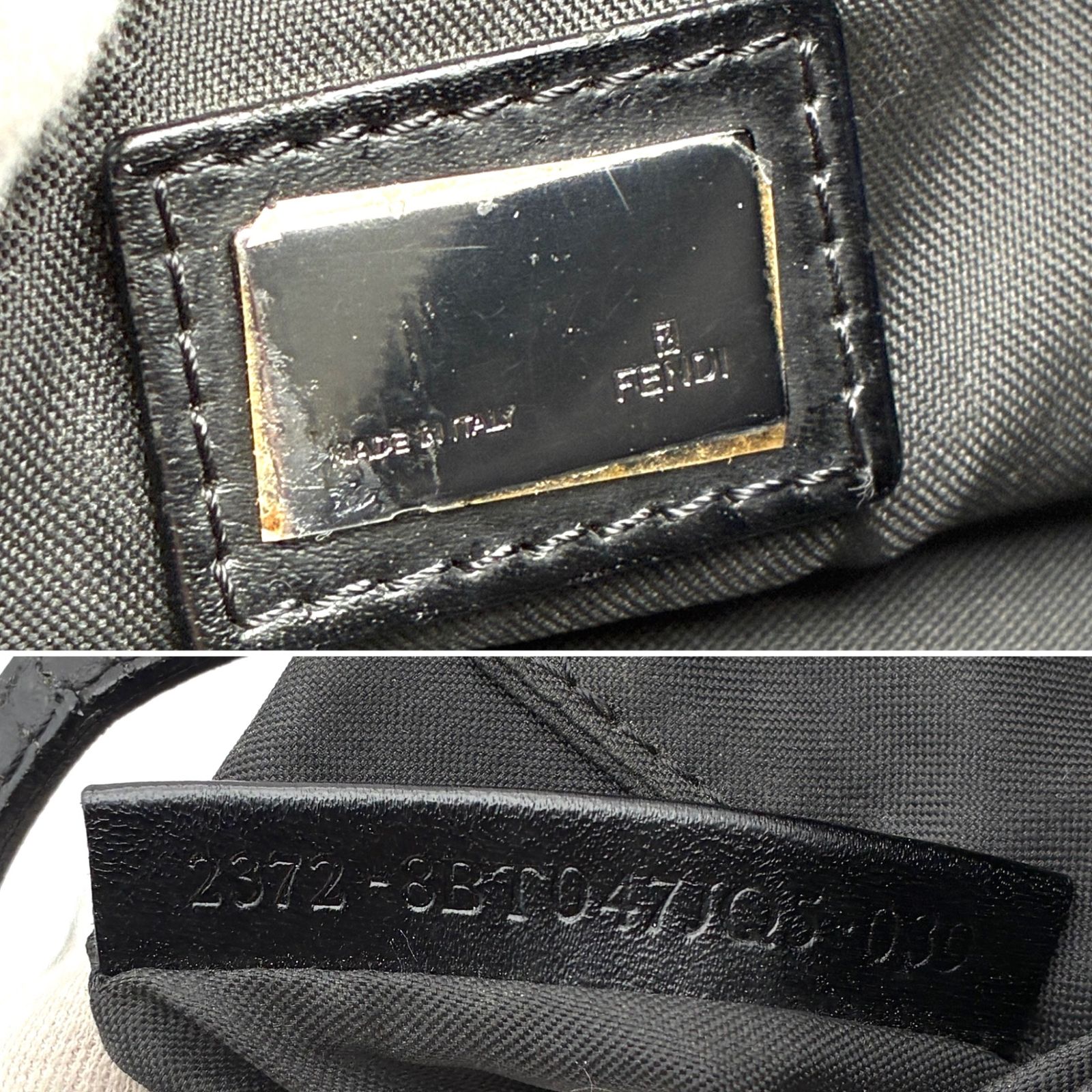 美品 FENDI フェンディ ズッカ ズッカ柄 ショルダーバッグ サコッシュ