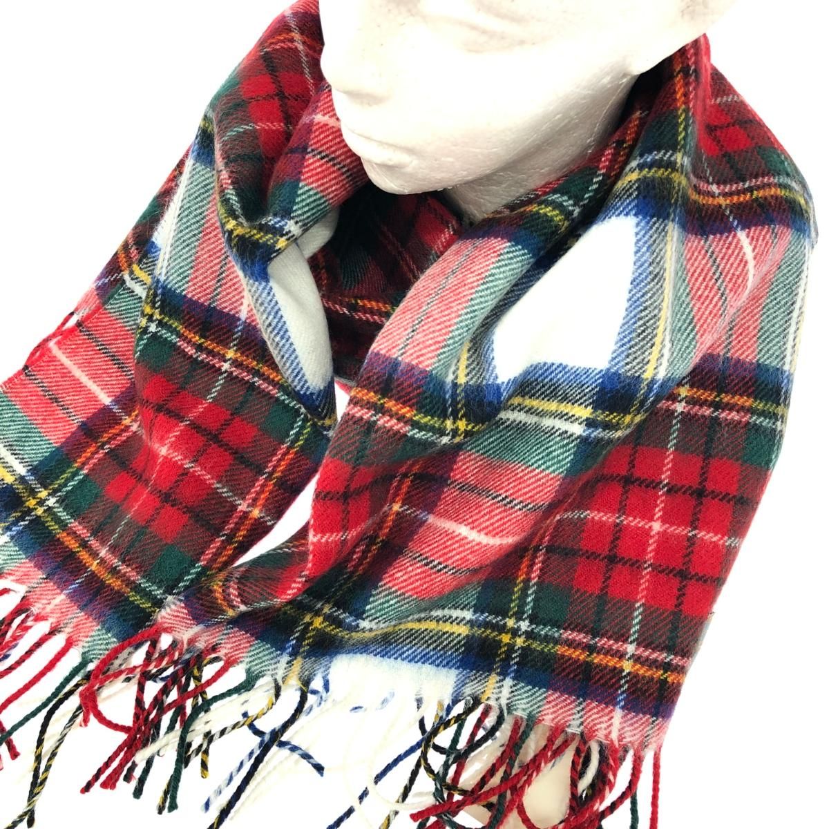 Lochcarron ロキャロン マフラー  タータンチェック柄/ウール    マルチカラー ユニセックス / 240001199623 Lochcarron ロキャロン マフラー タータンチェック柄/ウール マルチ