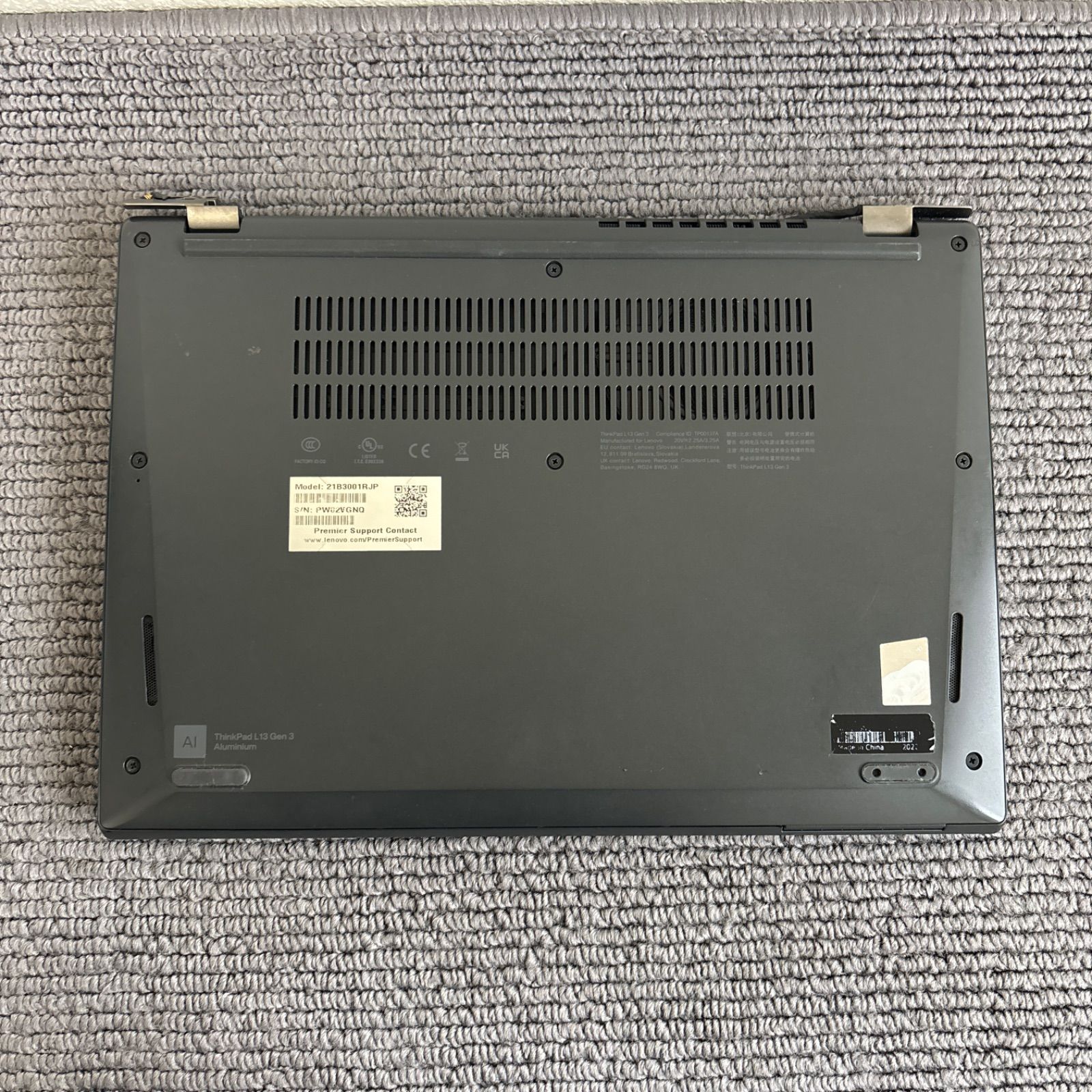Thinkpad L13 Gen3 i5-1235U 8GB 256GB Win11 指紋認証- メルカリ