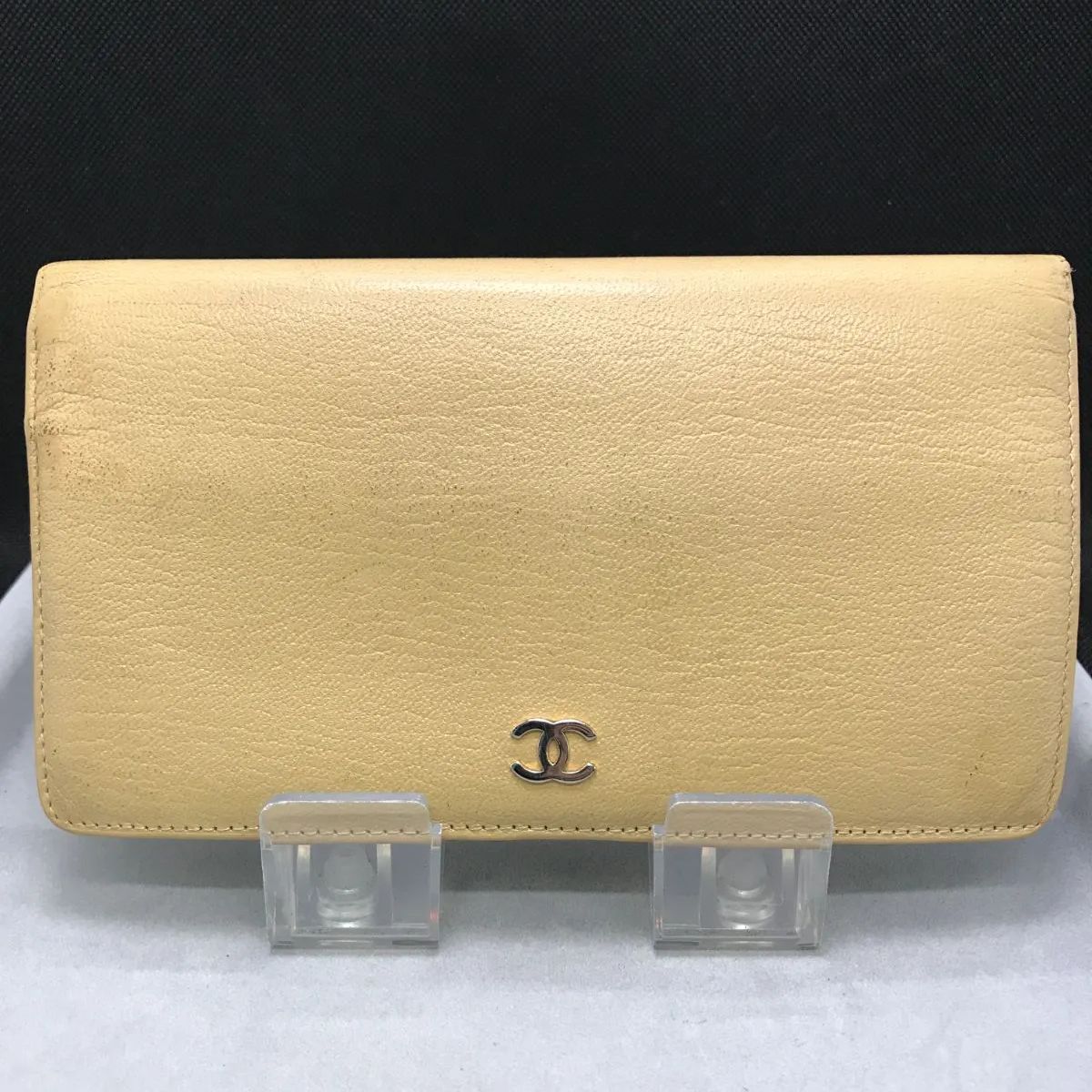 安い 直営 店 CHANEL シャネル ココマーク 長財布 ベージュ レディース
