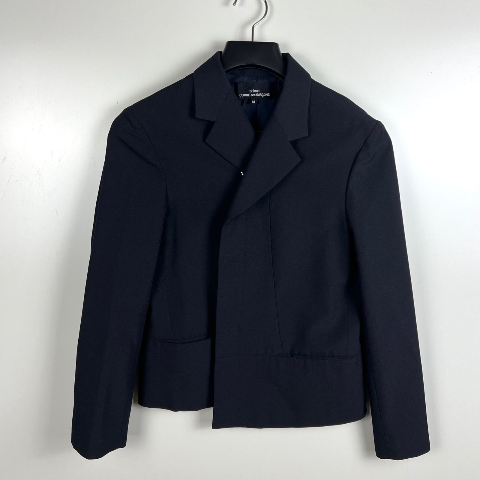 【新品／未使用】tricot COMME des GARÇONS ジャケット トリココムデギャルソンtricot COMME des GARCONSウール切替ギザギザ