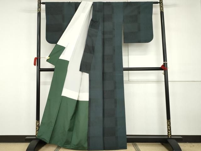 平和屋着物●本場大島紬　染大島　格子間道　正絹　逸品　AABH3693cs 平和屋着物○本場大島紬 染大島 格子間道 正絹 逸品 AABH3693cs - メルカリ