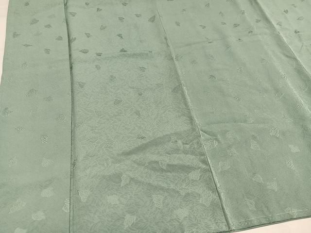 平和屋着物●上質な色無地　舞葉地紋　薄青色　正絹　逸品　AABH5389ph 平和屋着物○上質な色無地 舞葉地紋 薄青色 正絹 逸品 AABH5389ph