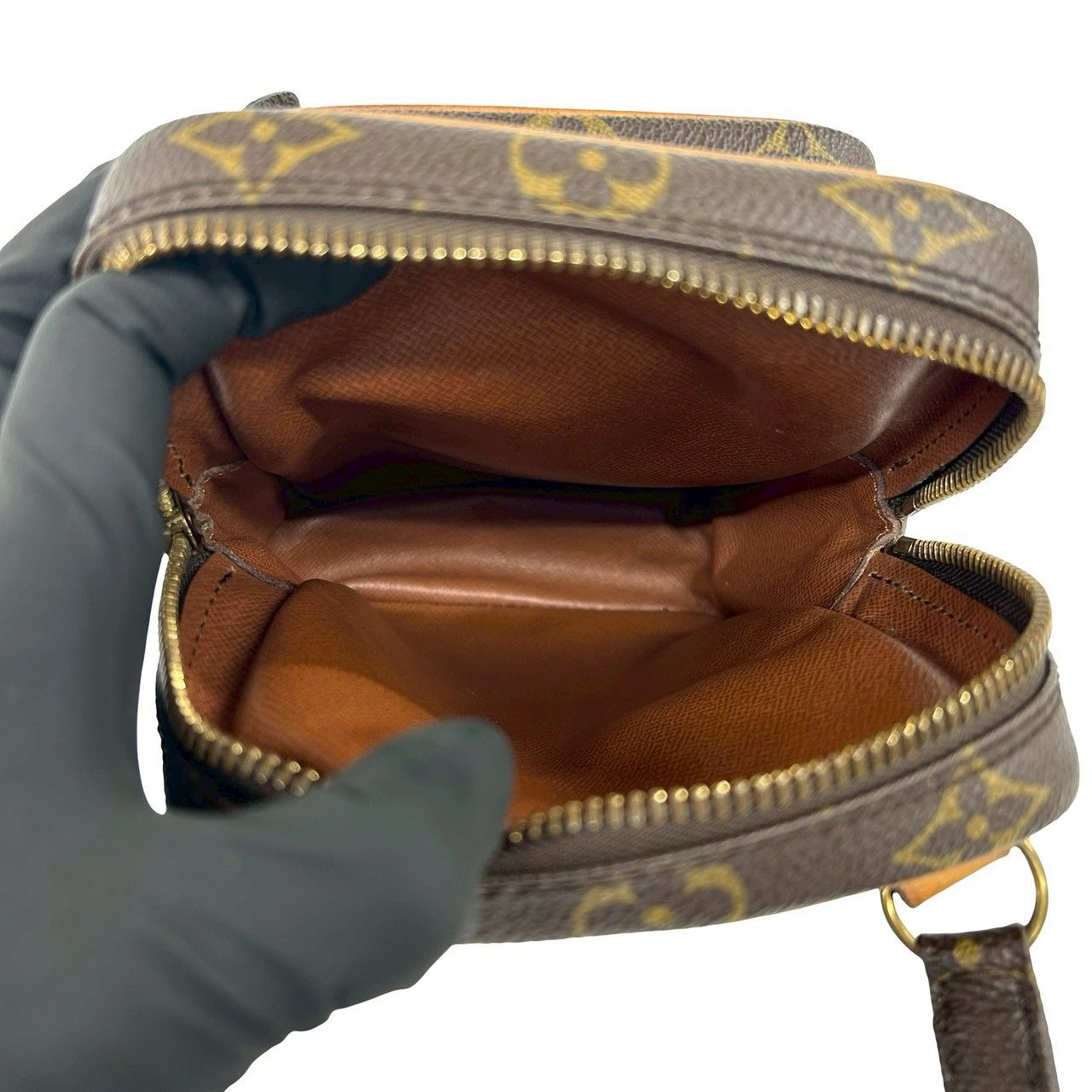 極 美品 LOUIS VUITTON ルイヴィトン ヴィンテージ アマゾン モノグラム レザー ミニ ショルダーバッグ ポシェット ブラウン 40040 極 美品 LOUIS VUITTON ルイヴィトン ヴィンテージ ミニ アマゾン