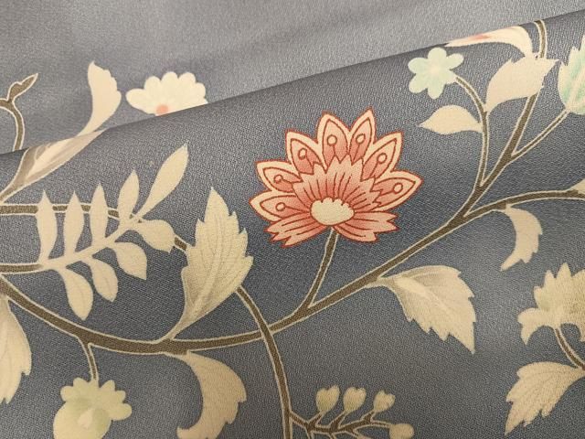 平和屋着物●訪問着　更紗唐草文　正絹　逸品　AABH6837ph 平和屋着物○訪問着 更紗唐草文 正絹 逸品 AABH6837ph - メルカリ