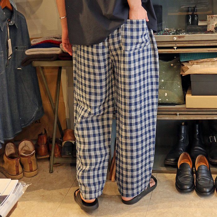 PORTER CLASSIC LINEN PALAKA PEACE PANTS ポータークラシック