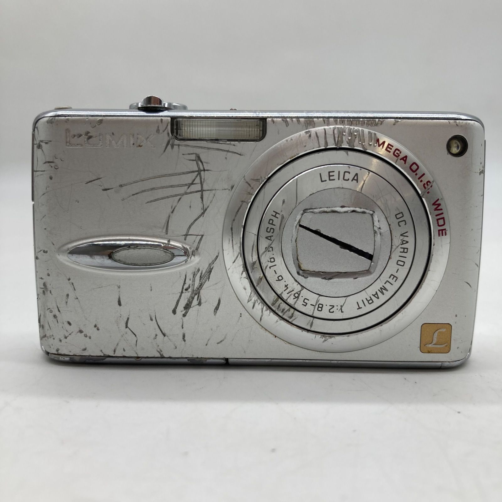 UA788【訳あり】Panasonic デジタルカメラ LUMIX DMC-FX01 シルバー