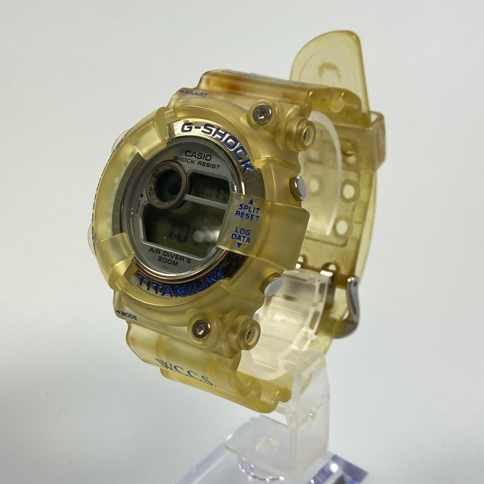 【姫路東店】  G-SHOCK | ジーショック 腕時計 FROGMAN WCCS DW-8201WC-2T イエロー 【131】