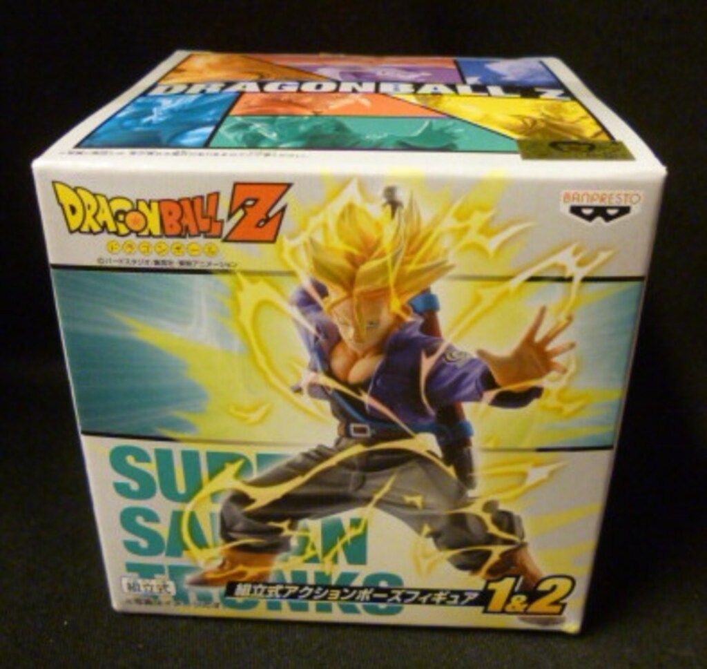 バンプレスト DBZ組立アクションポーズフィギュア01&02 トランクス