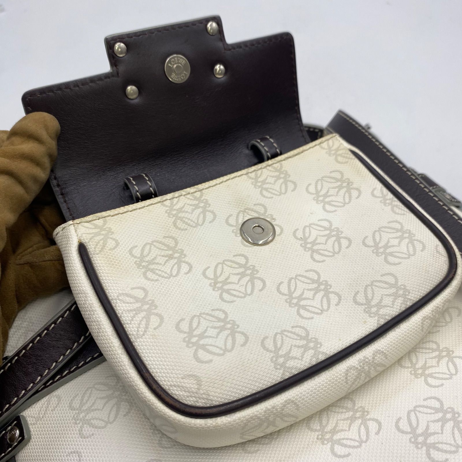 LOEWE ロエベ アナグラム モノグラム ショルダーバッグ メッセンジャー 