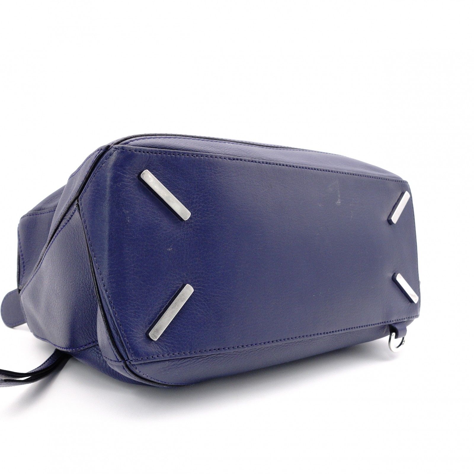 LOEWE ロエベ パズル スモール ハンドバッグ レザー ネイビー 2way 