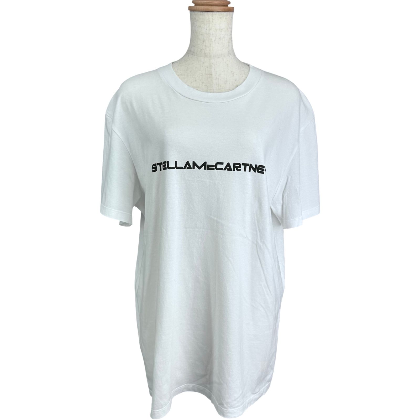 ステラ・マッカートニー STELLA McCARTNEY ロゴプリントＴシャツ 601850 ホワイト コットン レディース 半袖Ｔシャツ