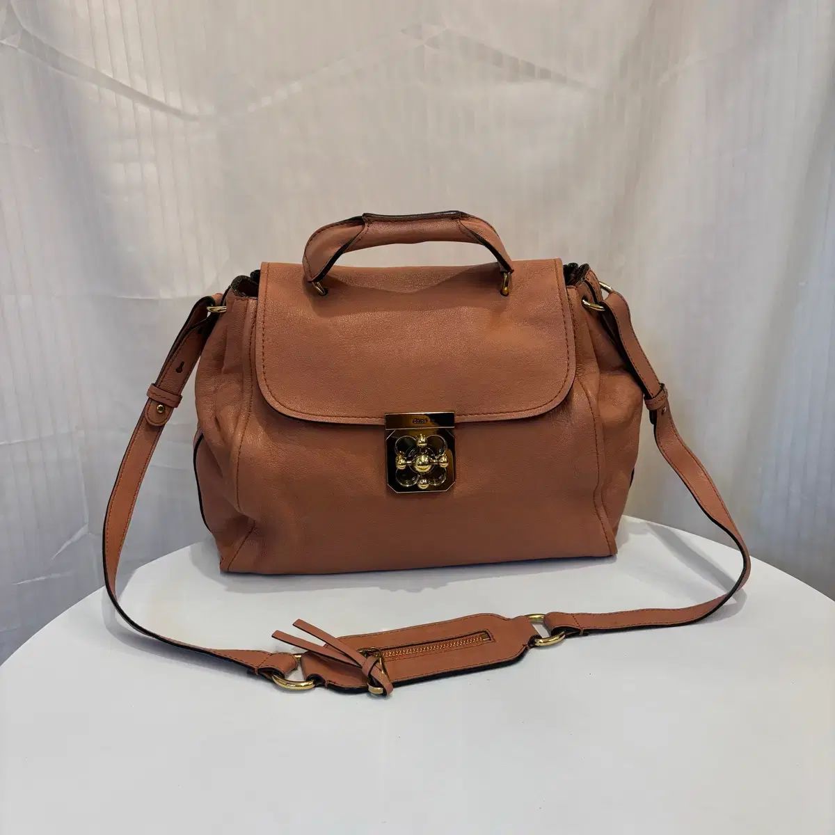 正規品 Chloe(クロエ) L(エル) Elsie(エルシー) トート 2WAY バッグ 