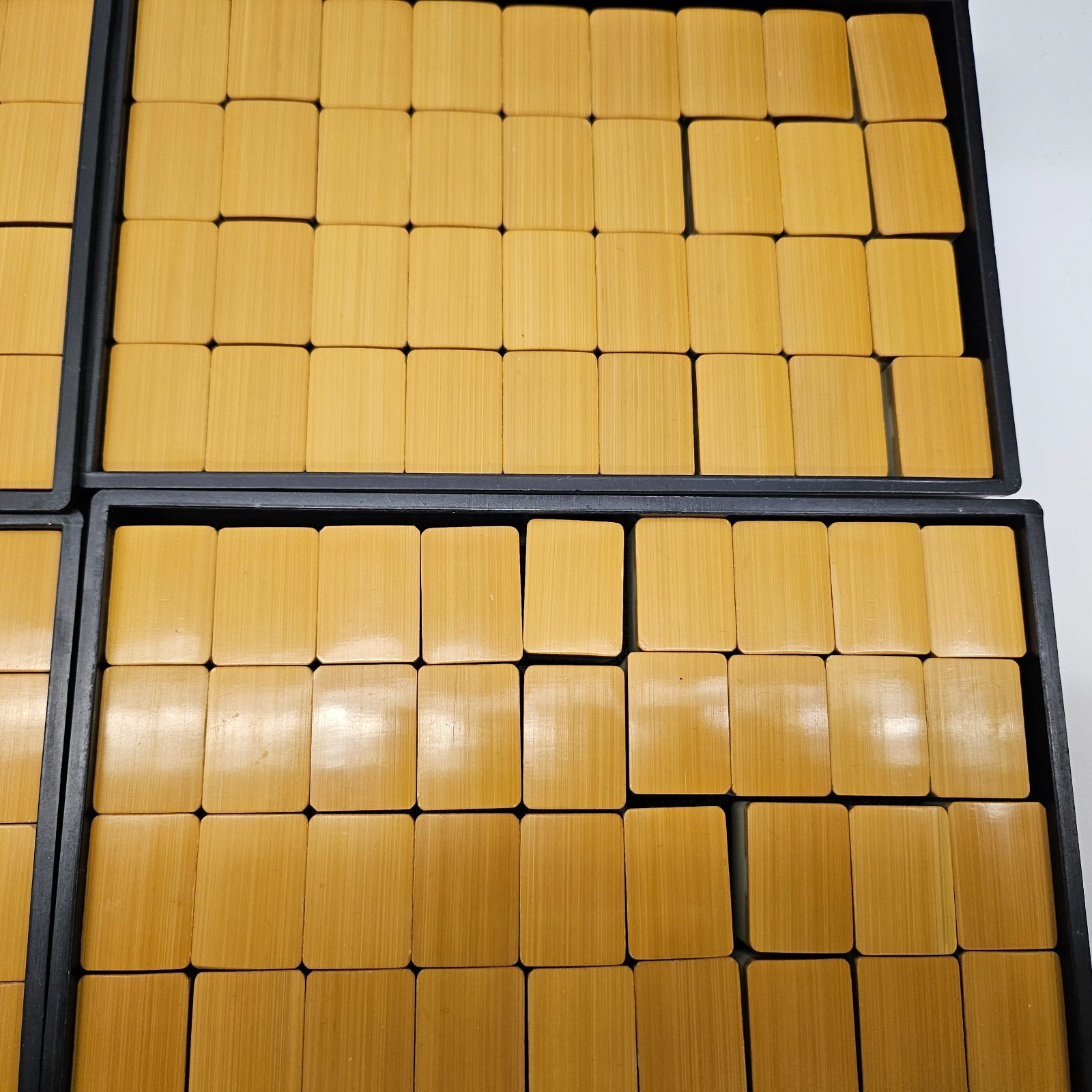 麻雀牌　マージャンパイ　麻雀　竹？　点棒全て有り 良品 レトロ 魔王印 麻雀牌 セット 背竹 竹牌 麻雀パイ マージャン 点