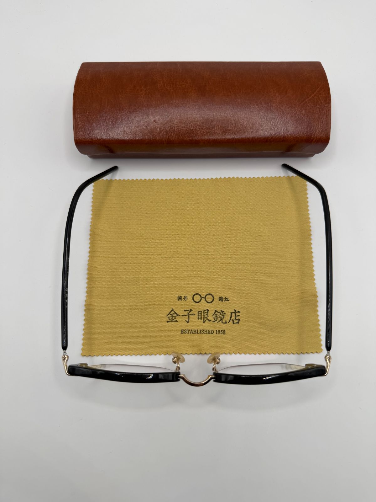 金子眼鏡 KANEKO OPTICAL VINTAGE KV-34 BKGP メガネ ブロータイプ 度