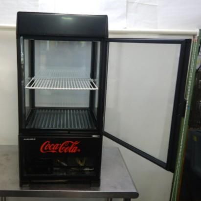 代引不可)2009年製 サンデン AG-LI54X-CCBK-ZA LED照明付 冷蔵ショー 