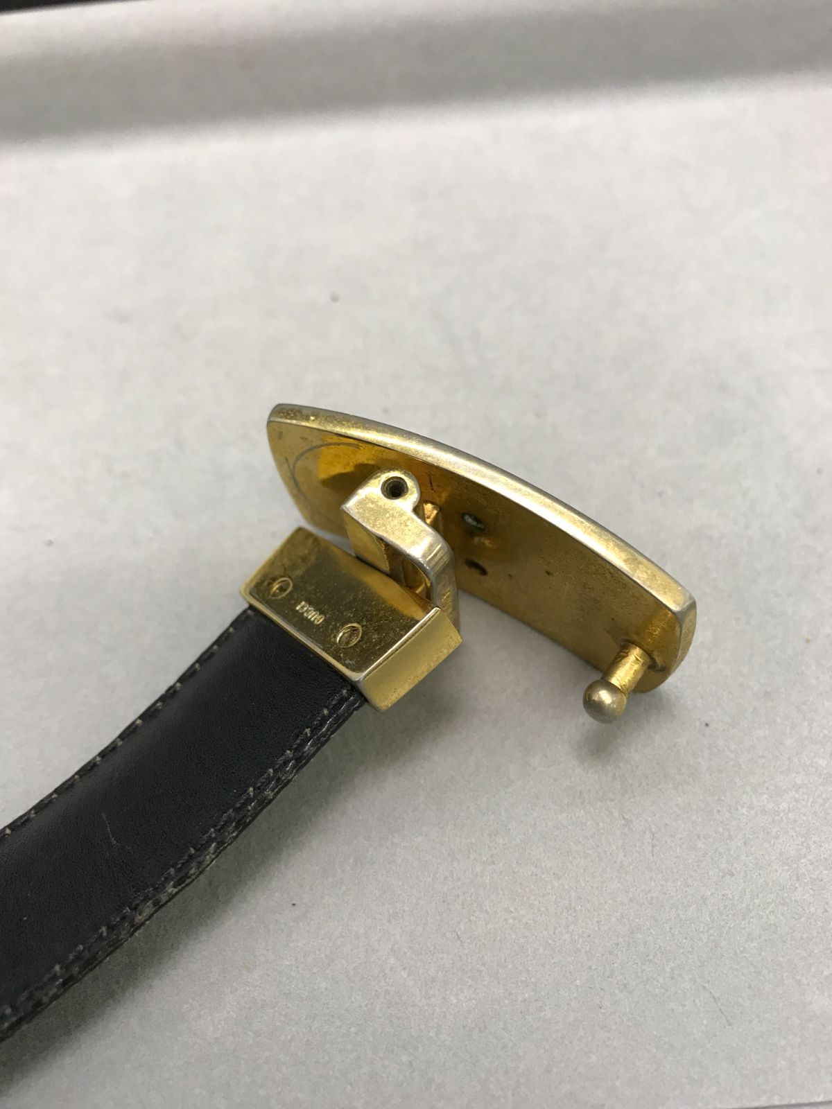 GUCCI グッチ ベルト インターロッキングG レザー リバーシブル