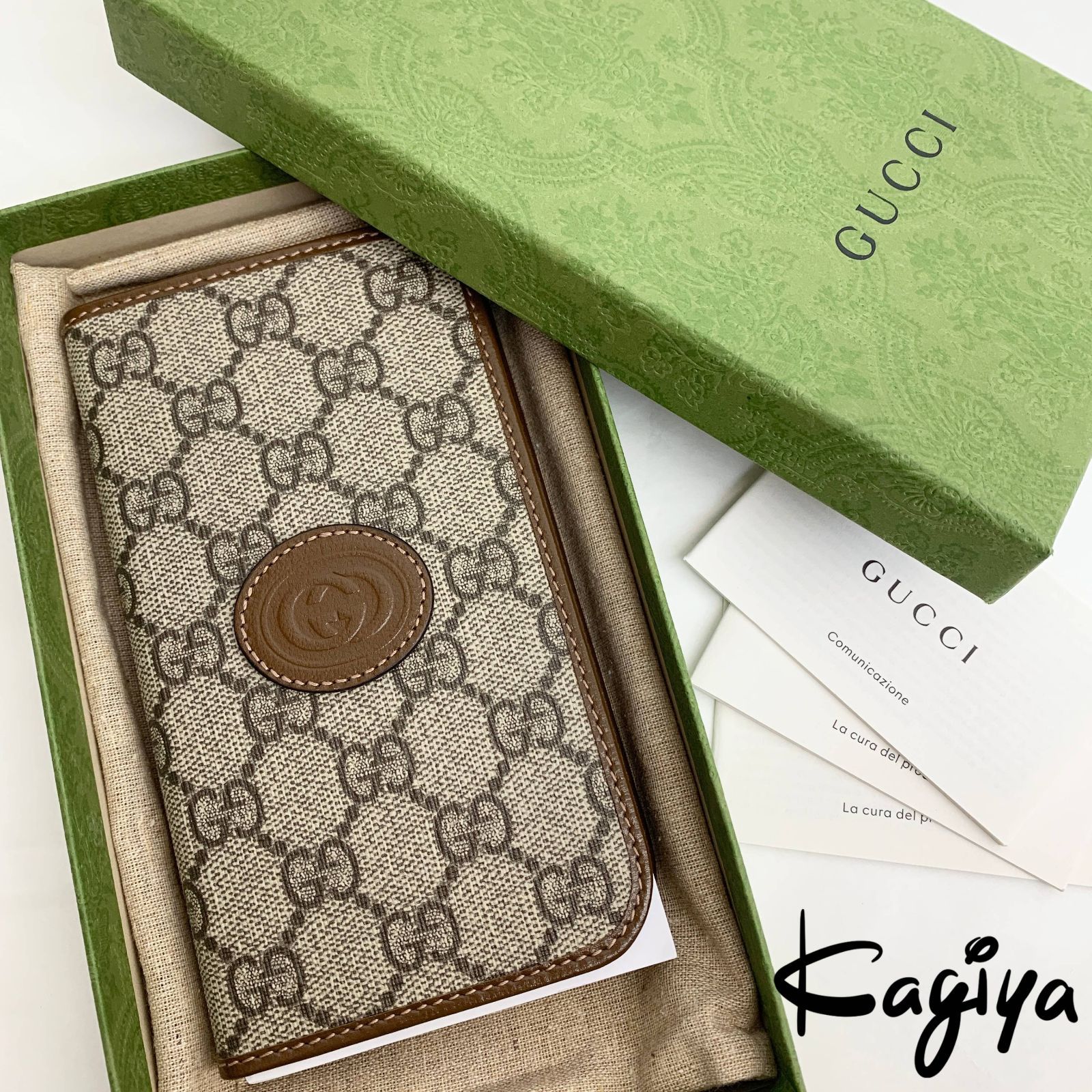 GUCCI iPhone15 ケース GGスプリーム GUCCI GG Supreme iPhone 15 Pro
