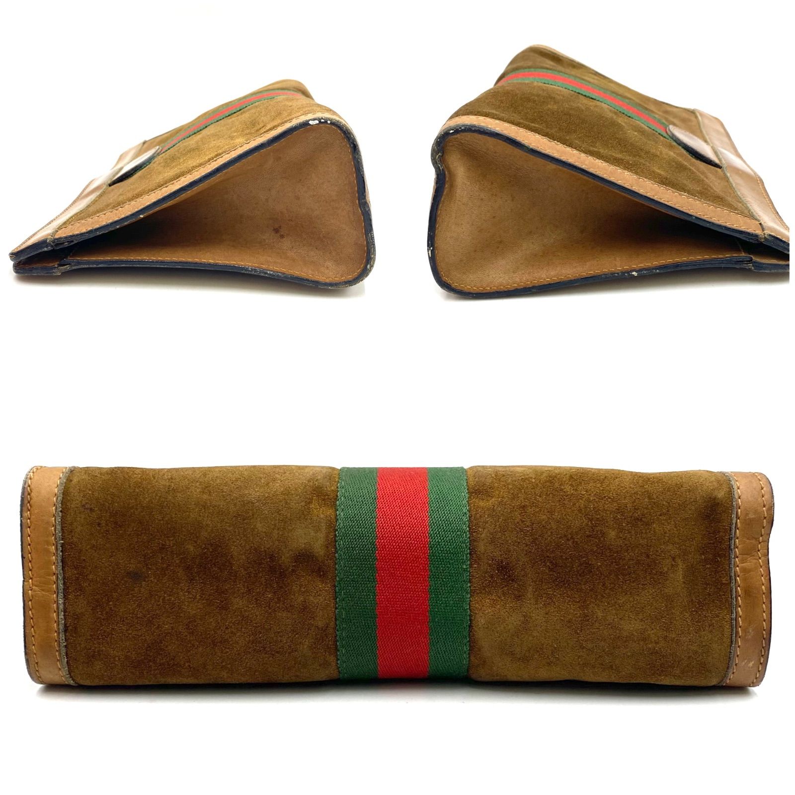 GUCCI グッチ シェリーライン オールドグッチ クラッチバッグ セカンド