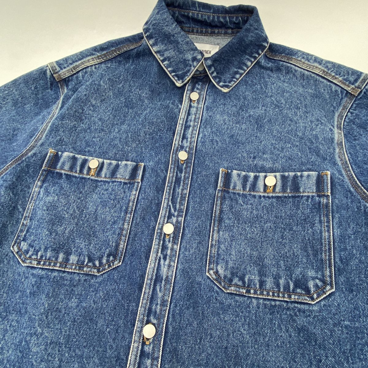 HED MAYNER ヘドメイナー 23AW DENIM OVERSHIRT オーバーサイズ デニム 