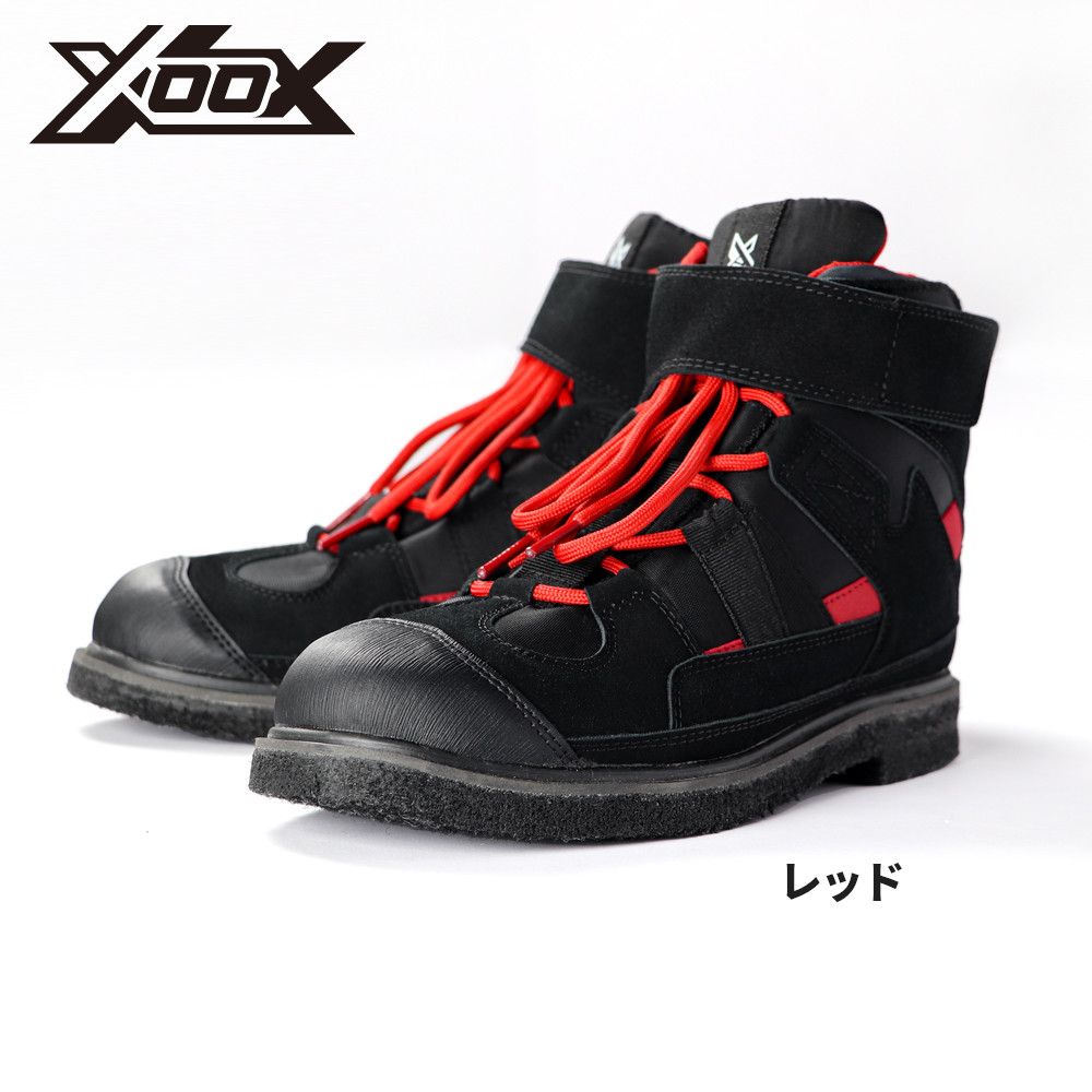 フットウェア XOOX フェルトスパイクシューズ 25.0-25.5cm M レッド 6,993円