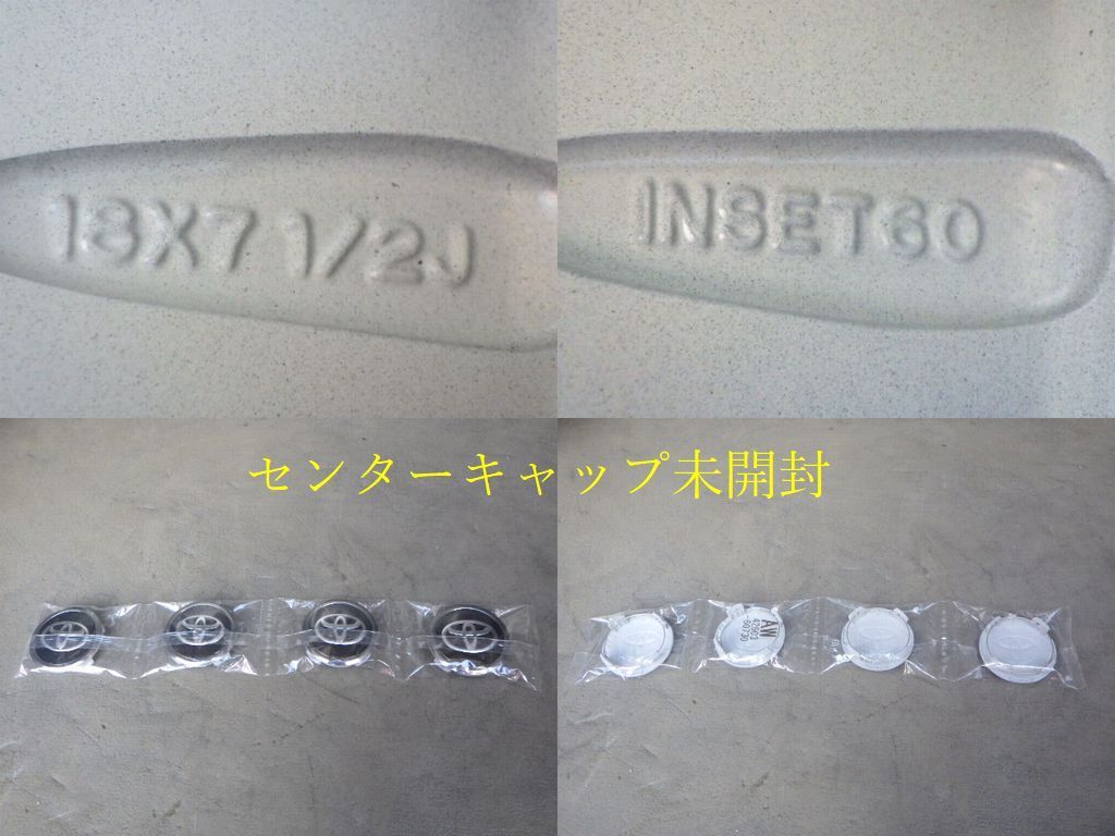 【3738】A▲送料無料▲トヨタ純正(ランドクルーザー250)▲18x7.5J 6穴 PCD139.7 +60◆4本