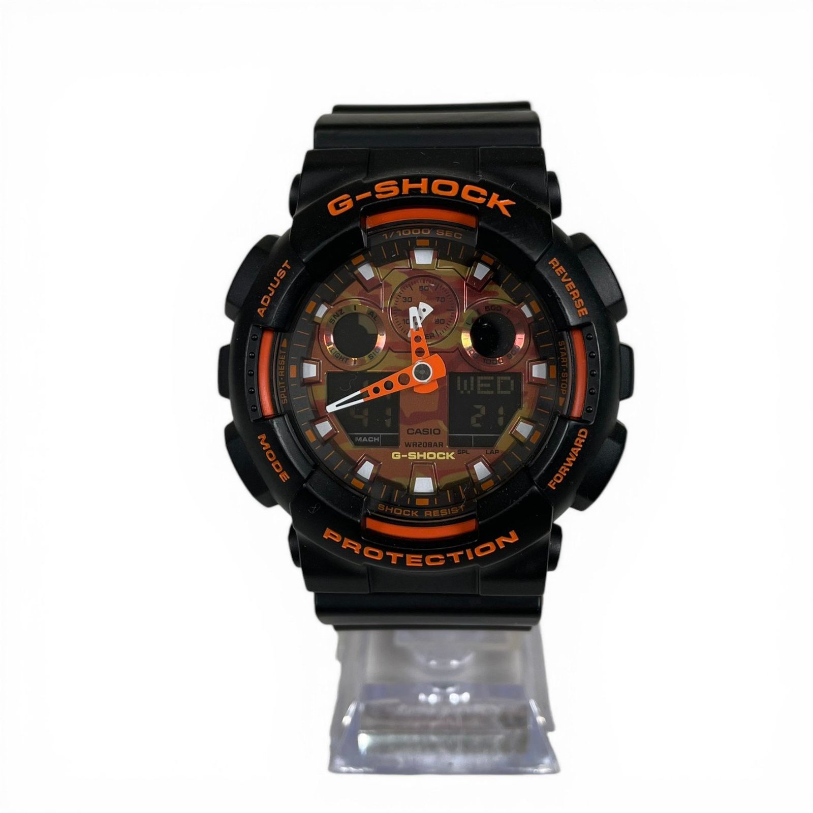 G-SHOCK ジーショック 腕時計 クォーツ ブライトオレンジカラー GA