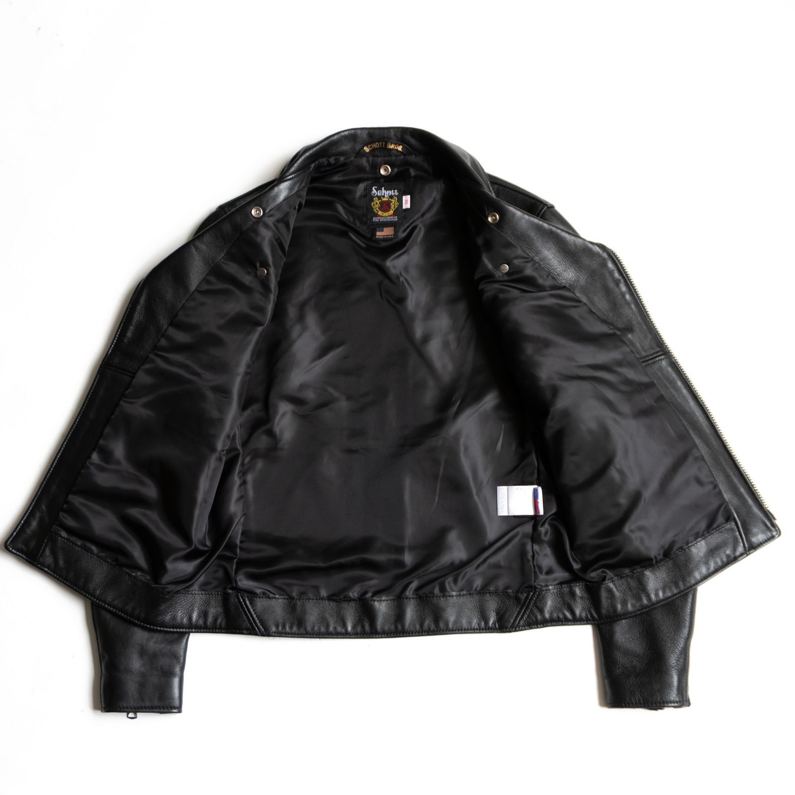 美品】SCHOTT【228US/LAMB RIDERS JACKET/ダブルライダースジャケット 