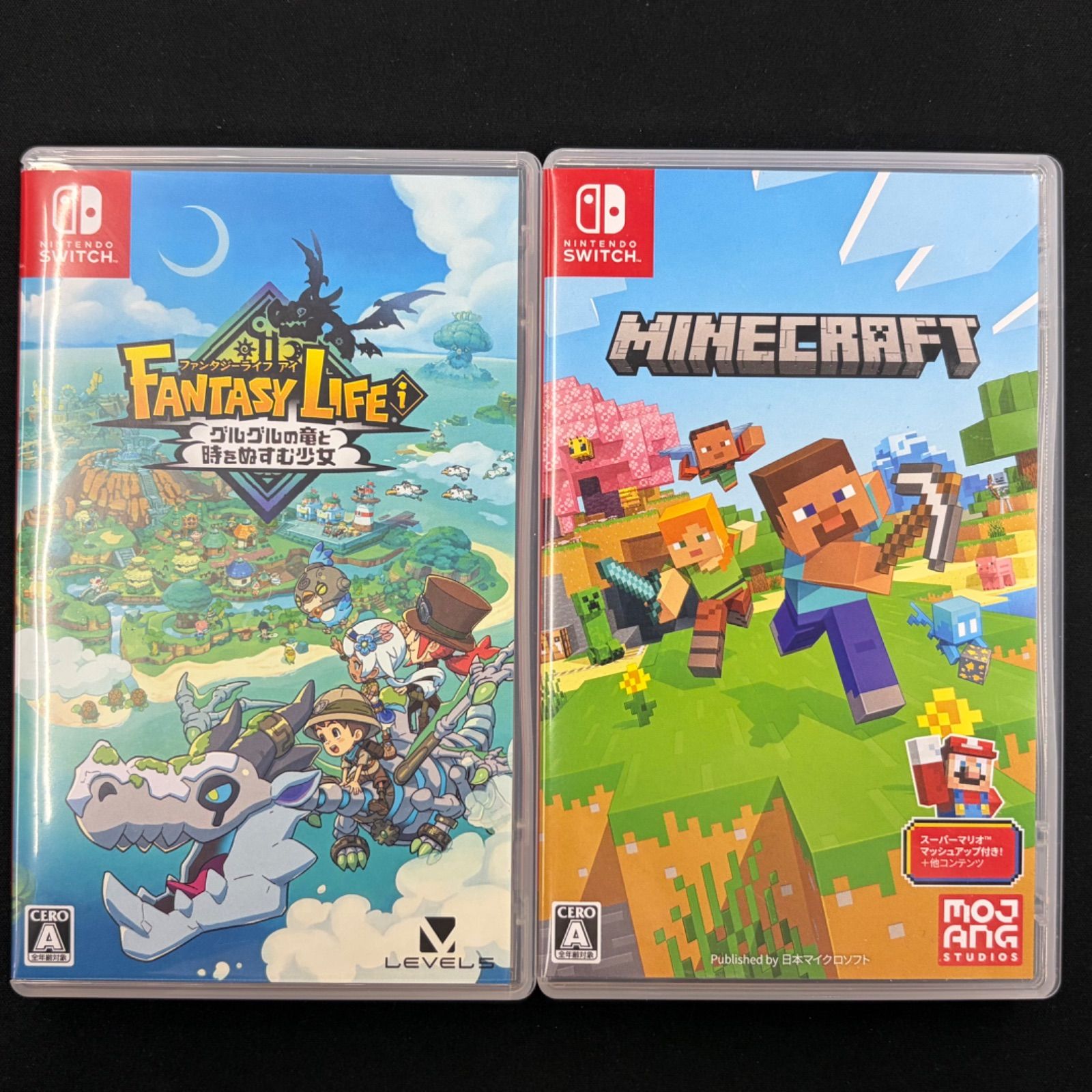 中古 Switch ファンタジーライフi マインクラフト セット - メルカリ